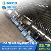 HDPE高密度聚乙烯自粘防水卷材