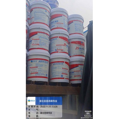 JS聚合物水泥防水涂料 厨卫拉毛处理